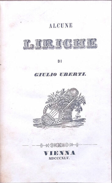 Alcune liriche.