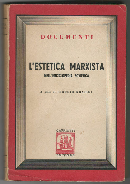 Materiali per un'estetica marxista.
