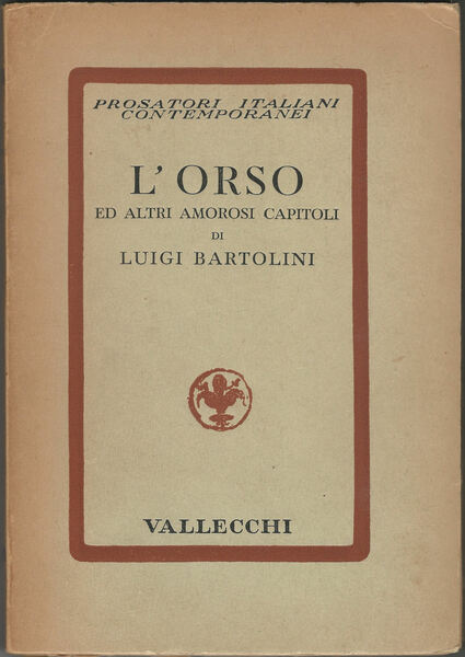 L'orso ed altri amorosi capitoli.