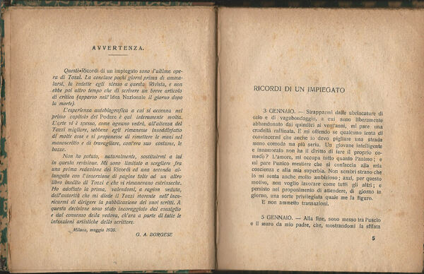 Ricordi di un impiegato. Opera postuma con un'avvertenza di G. …