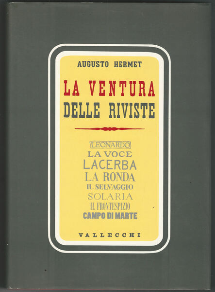 La ventura delle riviste.