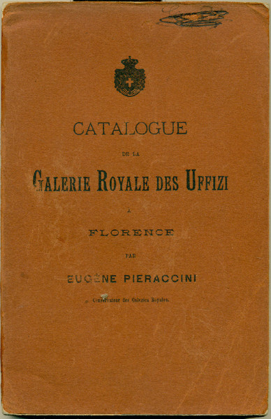 Catalogue de la Galerie Royale des Uffizi à Florence.