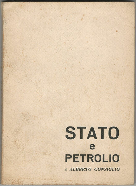 Stato e petrolio.