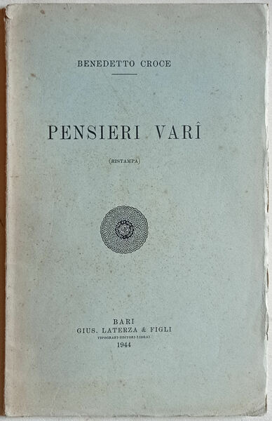 Pensieri varî.