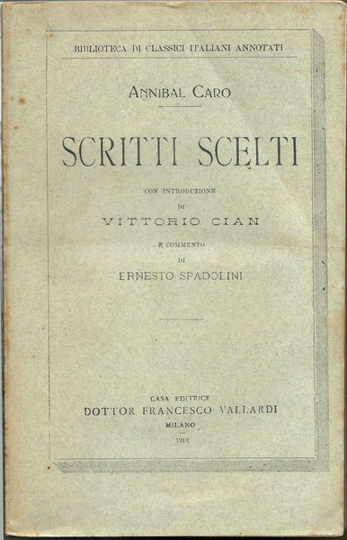 Scritti scelti.