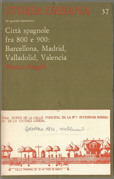 STORIA URBANA. N 37 ottobre/dicembre 1986.
