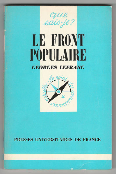 Le Front Populaire (1934-38).