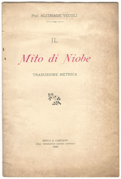 Il Mito di Niobe. Traduzione metrica.