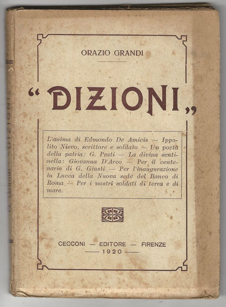 "Dizioni".