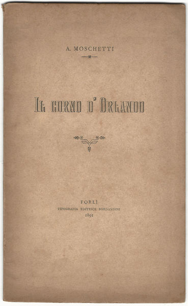 Il corno d'Orlando. Episodio della «Chanson de Roland».