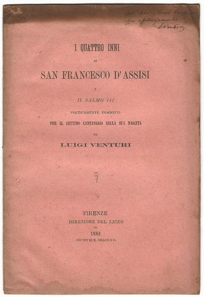 I quattro inni di San Francesco d'Assisi e il salmo …