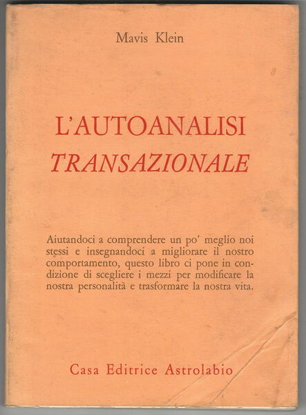 L'autoanalisi transazionale.