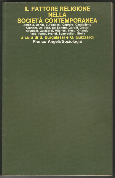 Il fattore religione nella società contemporanea.