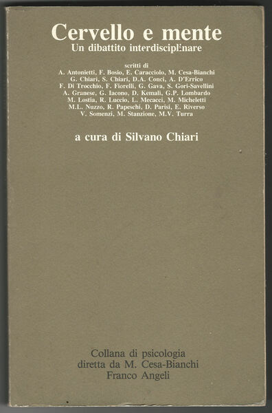 Cervello e mente. Un dibattito interdisciplinare.