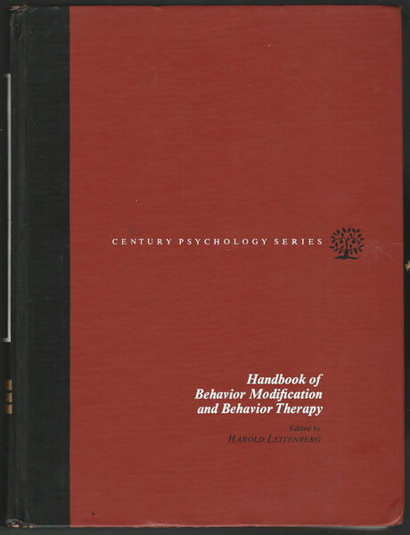 Handbook of Behavior Modification and Behavior Therapy.