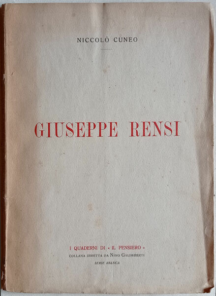 Giuseppe Rensi.