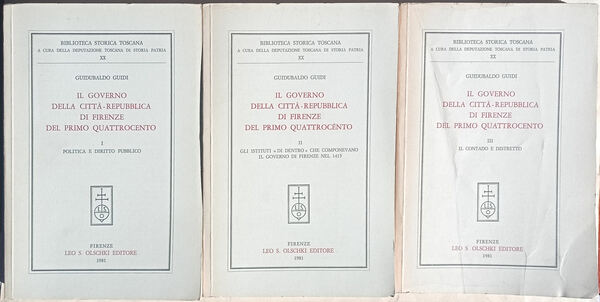 Il Governo della Città-Repubblica di Firenze del Primo Quattrocento.