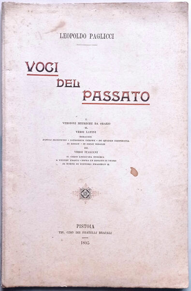 Voci del passato.