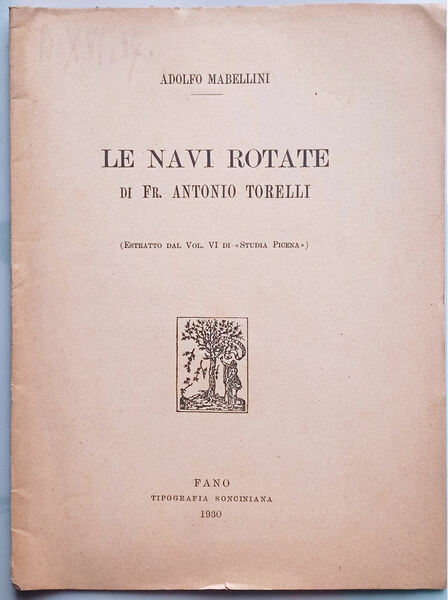 Le navi rotate di Fr. Antonio Torelli.