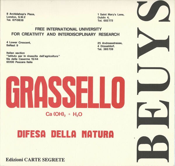 Grassello Ca (OH)? + H?0 difesa della natura.
