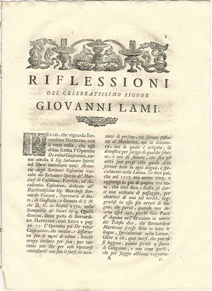 Riflessioni.