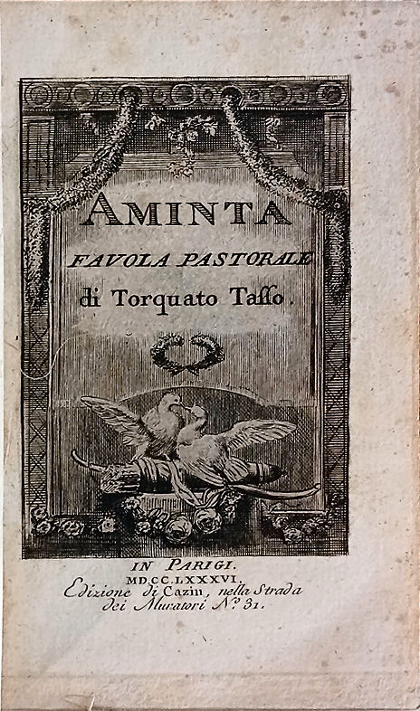 Aminta, favola pastorale.