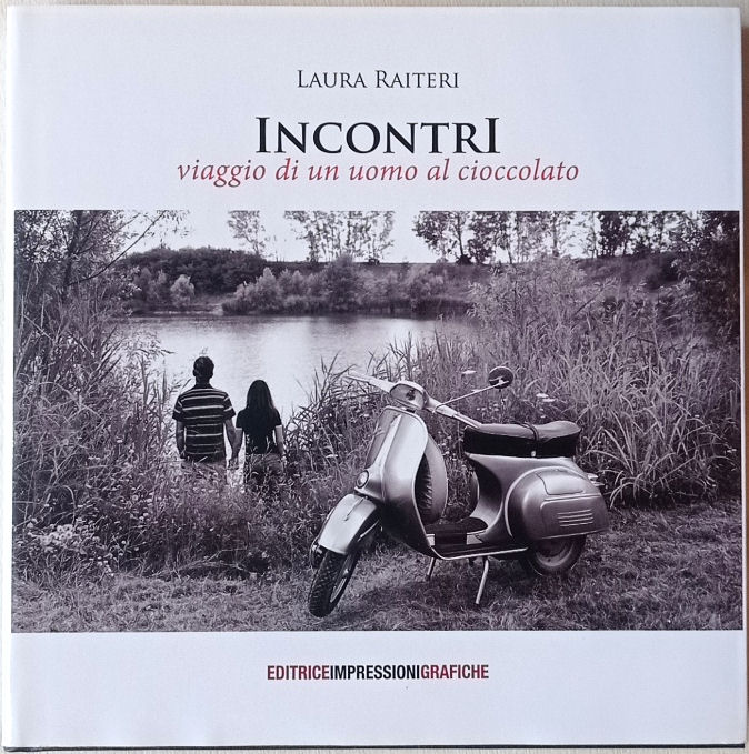 Incontri viaggio di un uomo al cioccolato.