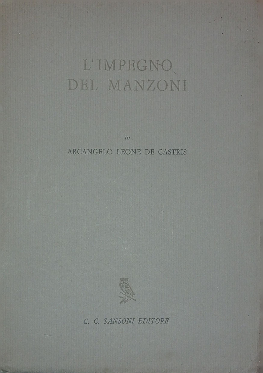 L'impegno del Manzoni.