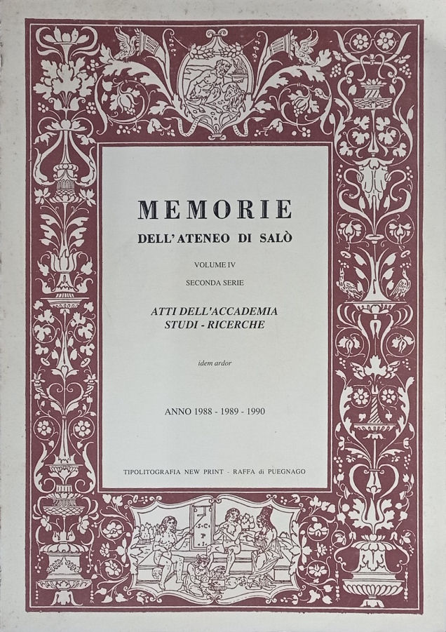 Memorie dell'Ateneo di Salò.