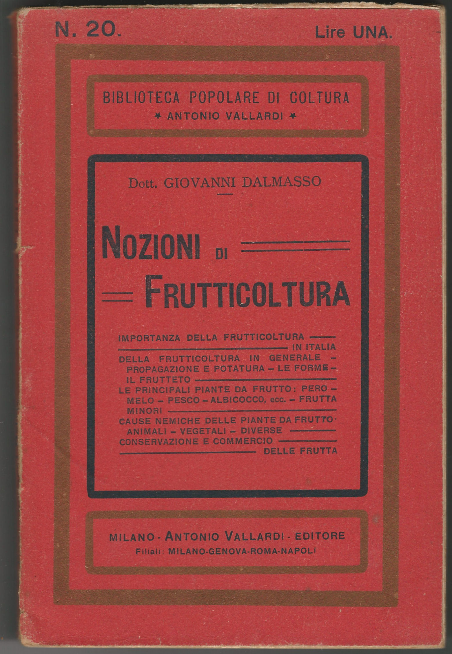 Nozioni di frutticultura.