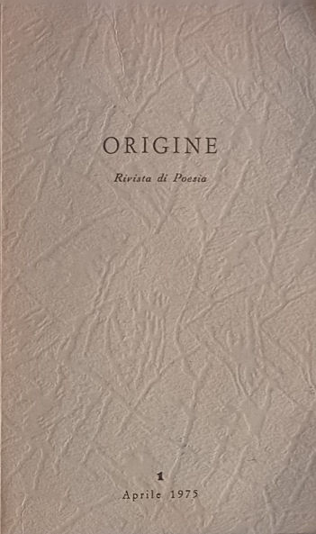 Origine. Rivista di poesia.