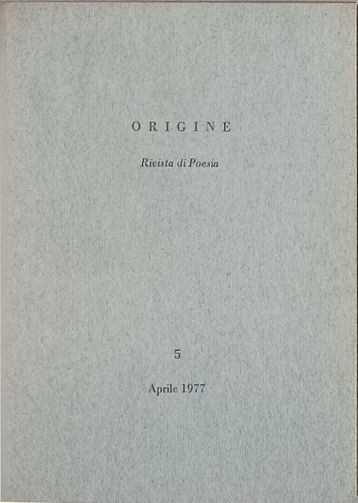 Origine. Rivista di poesia.
