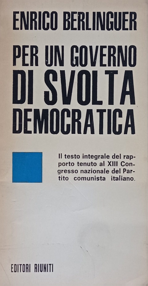 Per un governo di svolta democratica.