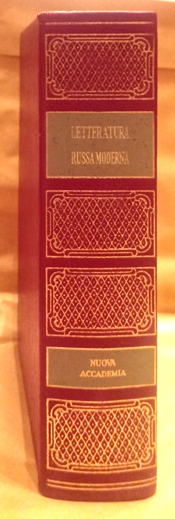 Storia della letteratura russa moderna.
