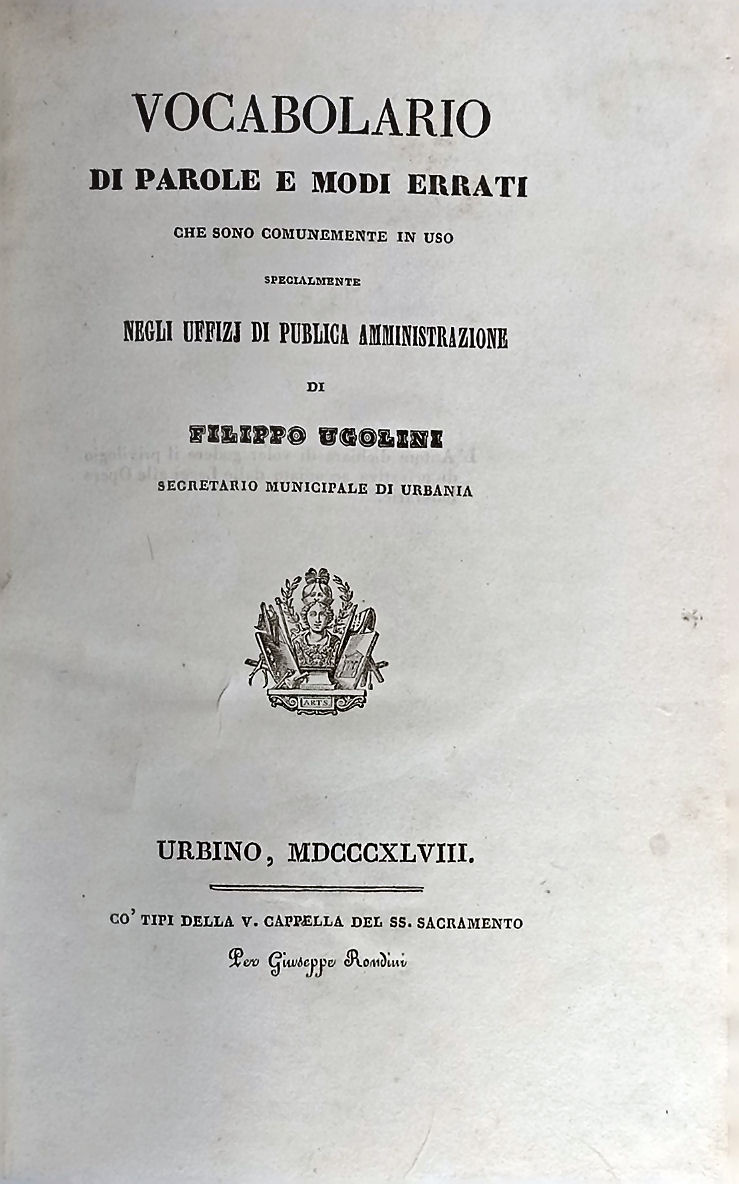 Vocabolario di parole e modi errati che sono comunemente in …