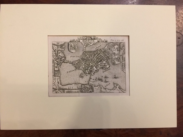 Mantoue. (Alto destro) Tom. 4. pag. 153. [Pianta di Mantova]