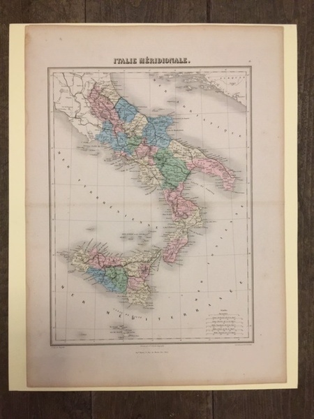 Italie Méridionale. [Alto destra] 16. [basso sinistra] Gravée par Sengteller. …