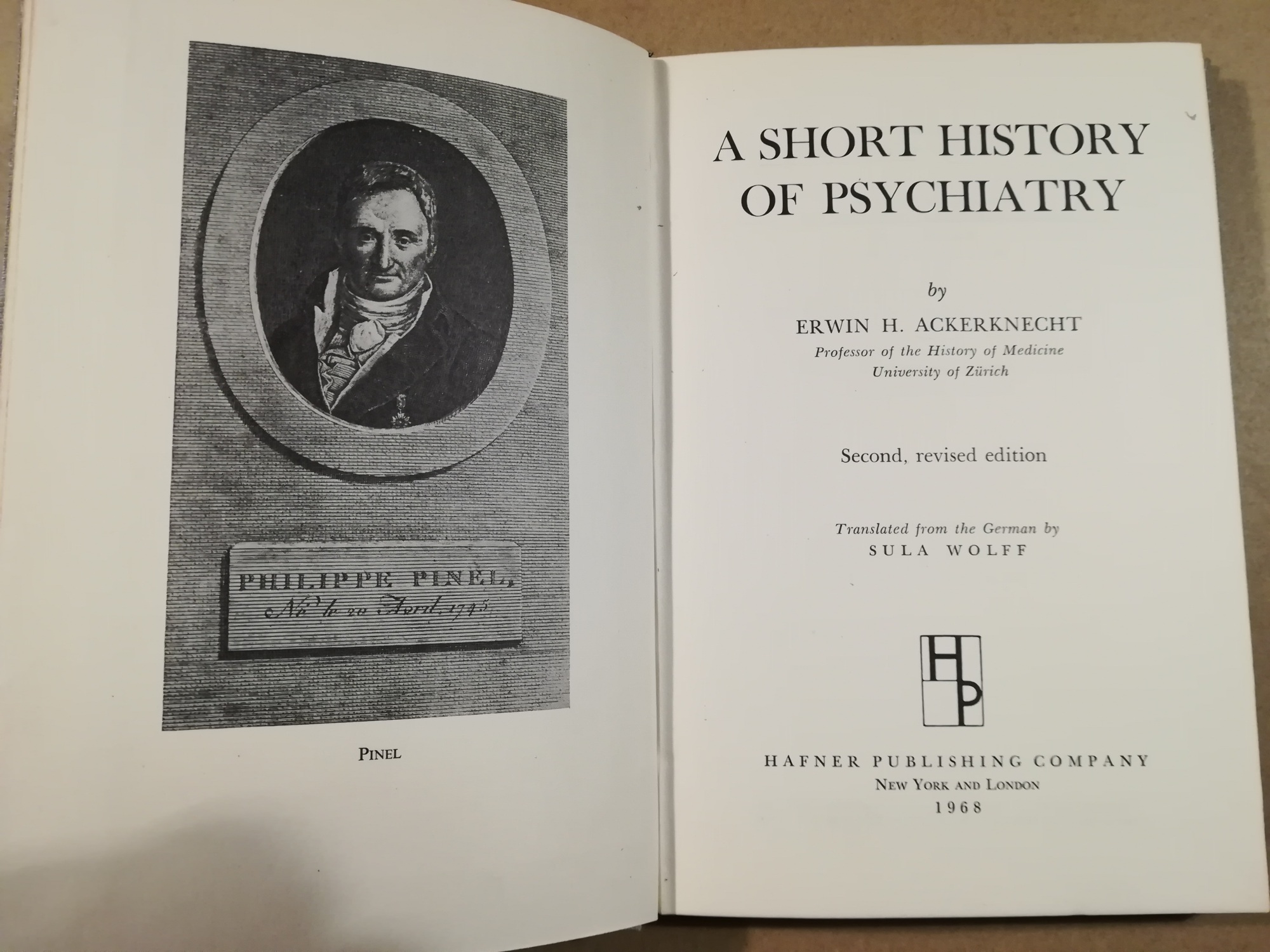 A short history of psychiatry. Second, revised edition. Translated from …