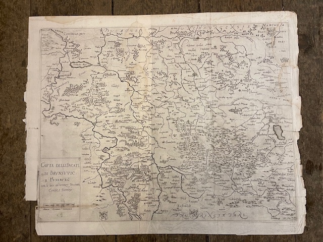 Carta delli Ducati di Brunsvvic e Luneburg con le loro …