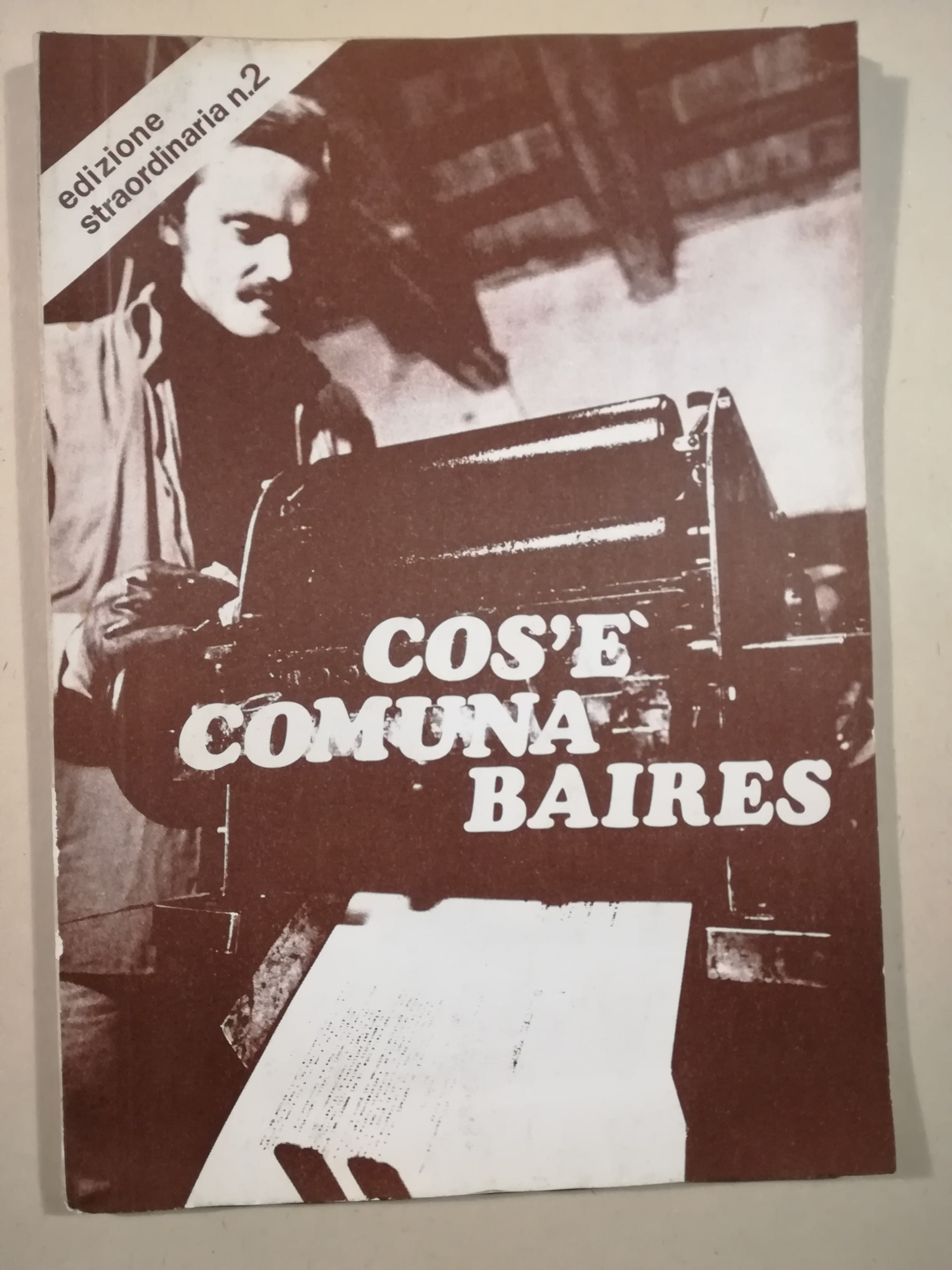 Cos'è Comuna Baires. Edizione straordinaria n. 2