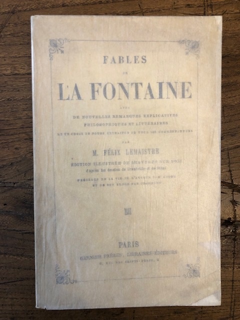 Fables de La Fontaine avec des nouvelles remarques explicatives philologiques …