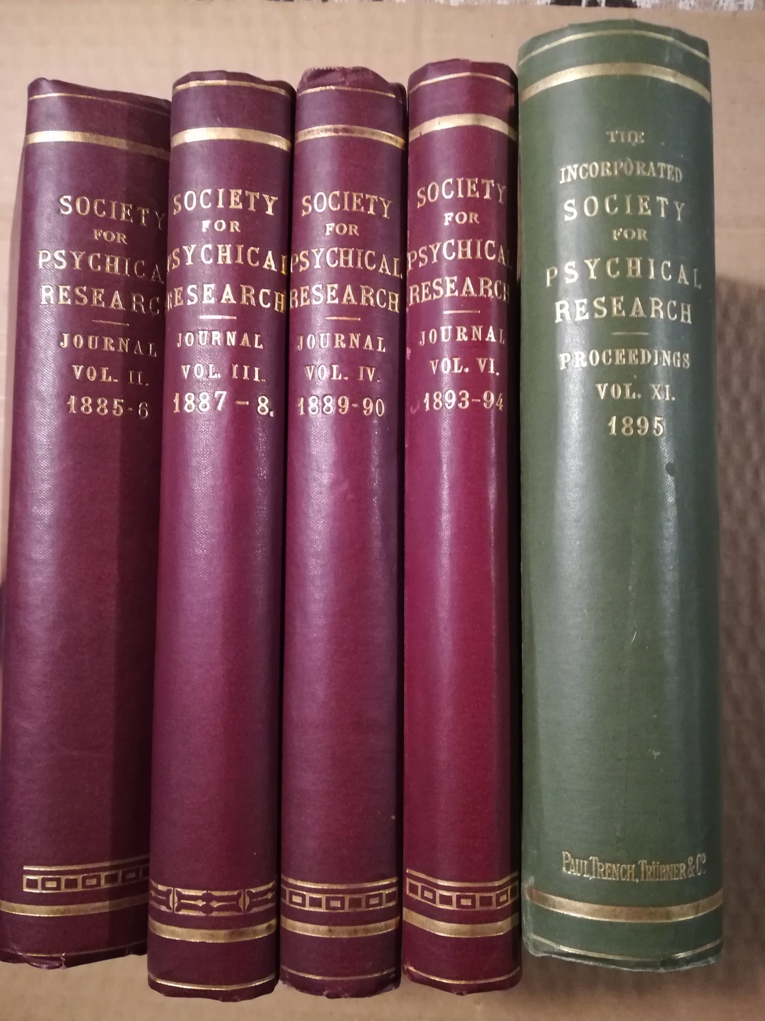 Journal of the Society for Psychical Research. Volume II. - …