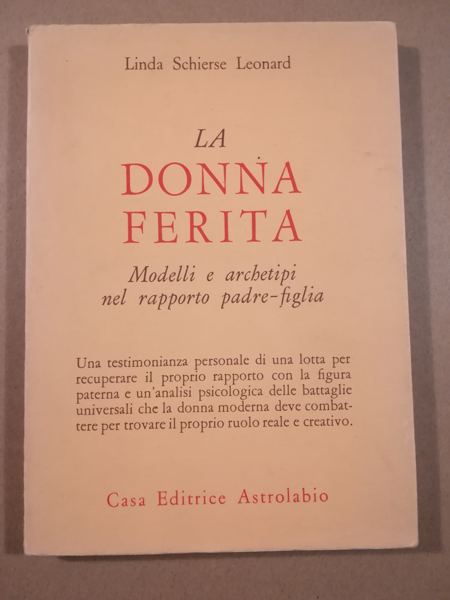 La donna ferita. Modelli e archetipi nel rapporto padre-figlia