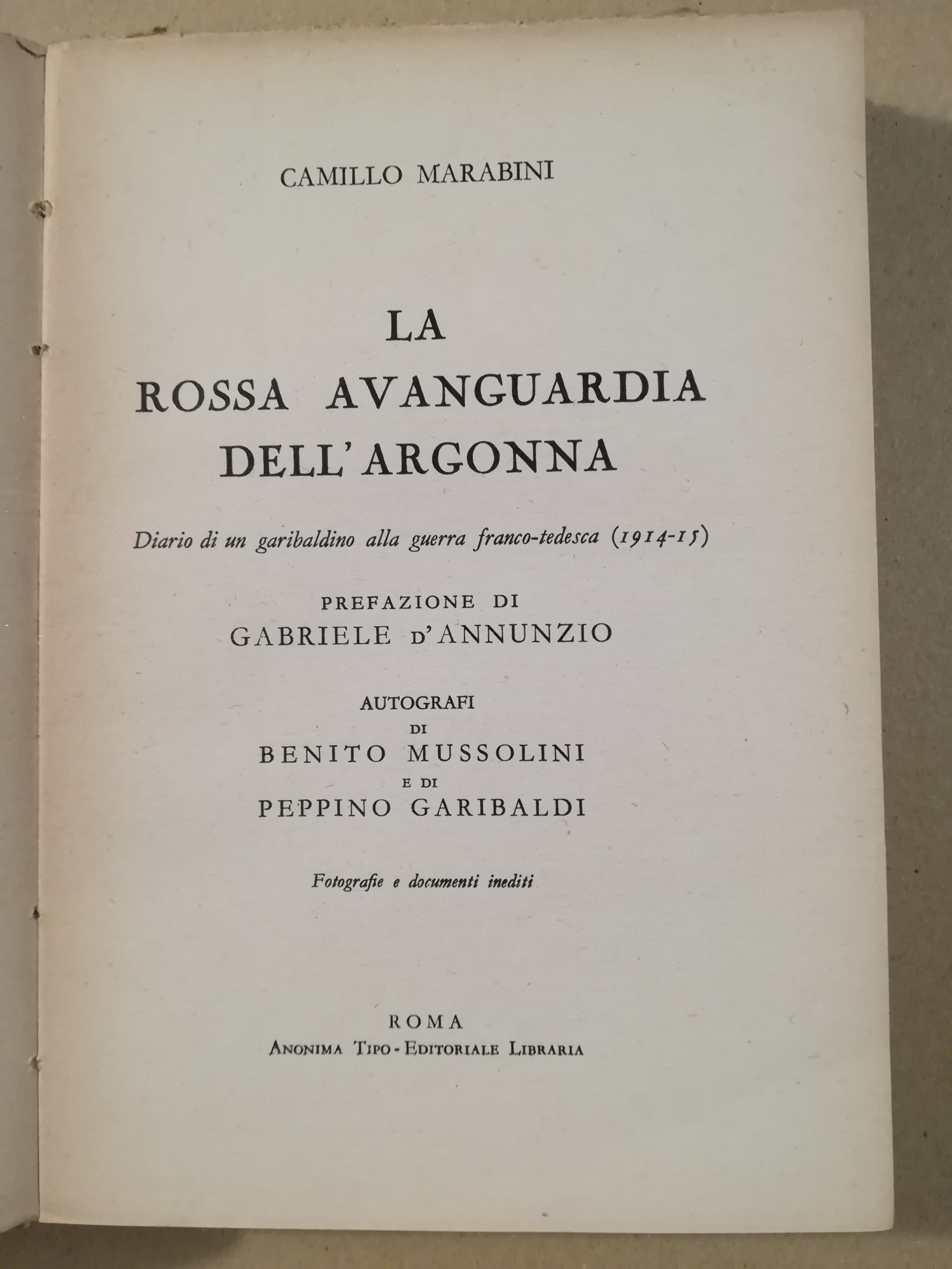 La rossa avanguardia dell'Argonna. Diario di un garibaldino alla guerra …