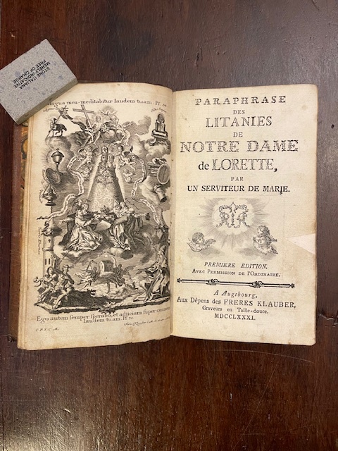 Paraphrase des litanies de Notre Dame de Lorette par un …
