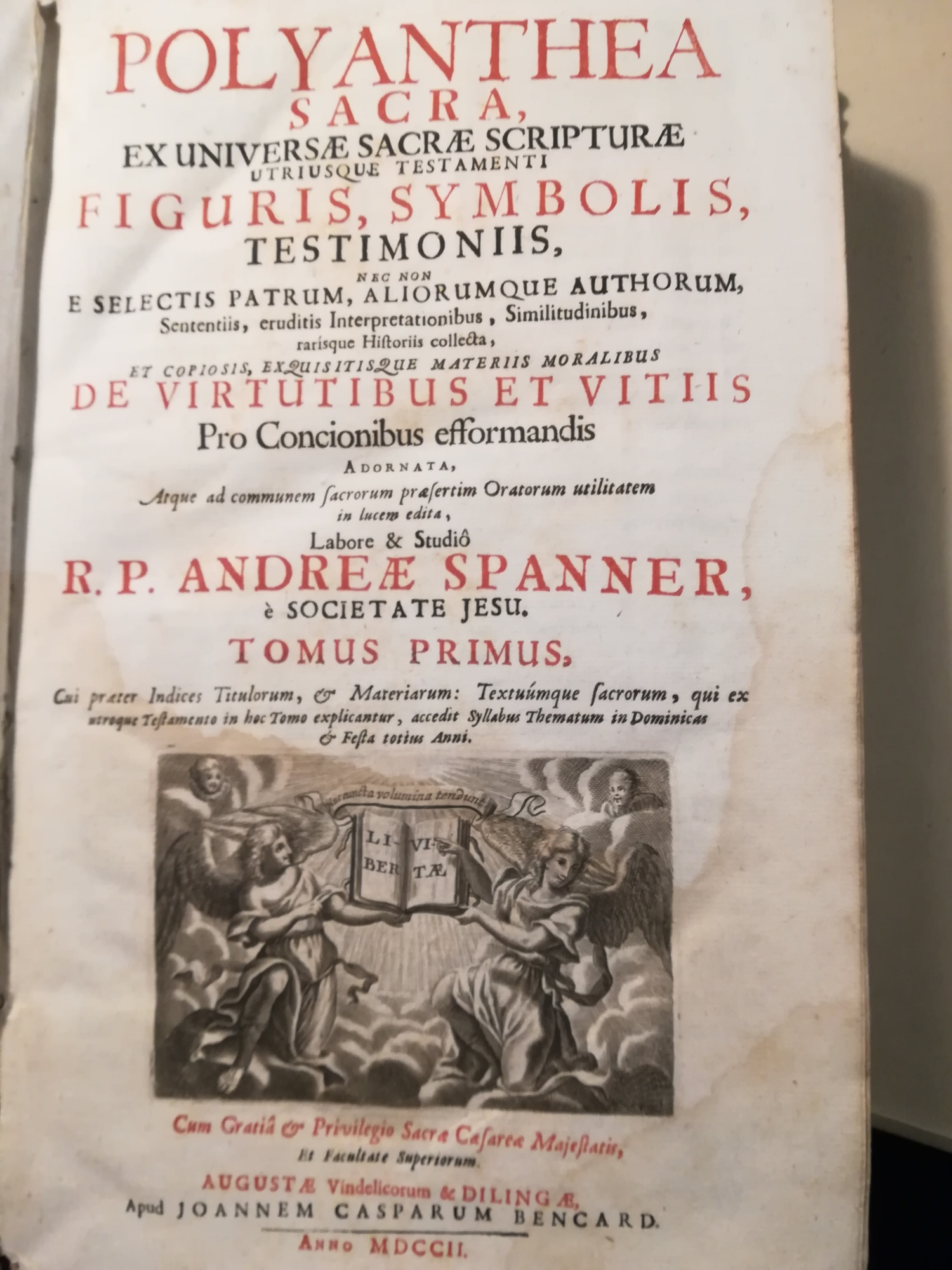 Polyanthea Sacra ex universae Sacrae Scripturae utriusque Testamenti Figuris, Symbolis, …