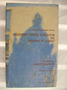 ARCHITETTI PITTORI SCULTORI GRUPPO DI COMO A.SARTORIS LA PROVINCIA 1989