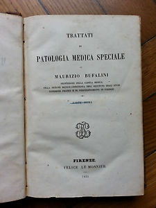 OPERE DI MAURIZIO BUFALINI TRATTATO DELLE FEBBRI LE MONNIER 1861