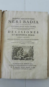 J.B. NERI BADIA DECISIONES ET RESPONSA JURIS TYP. J. ALLEGRINI …