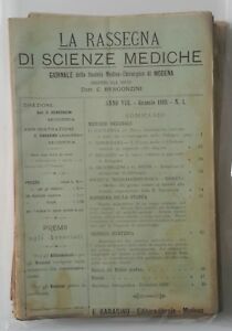 LA RASSEGNA DI SCIENZE MEDICHE SOCIETA' MEDICO CHIRURGICA DI MODENA …